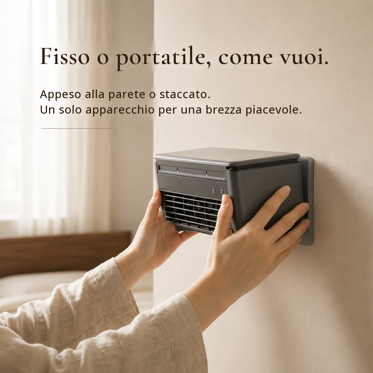 Mini Condizionatore Portatile 2 in 1 Caldo e Freddo TurboGelo™ - [ULTRAPOTENTE]